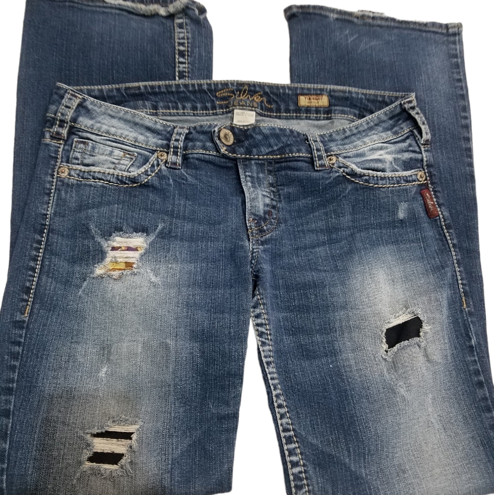 Silver jeans